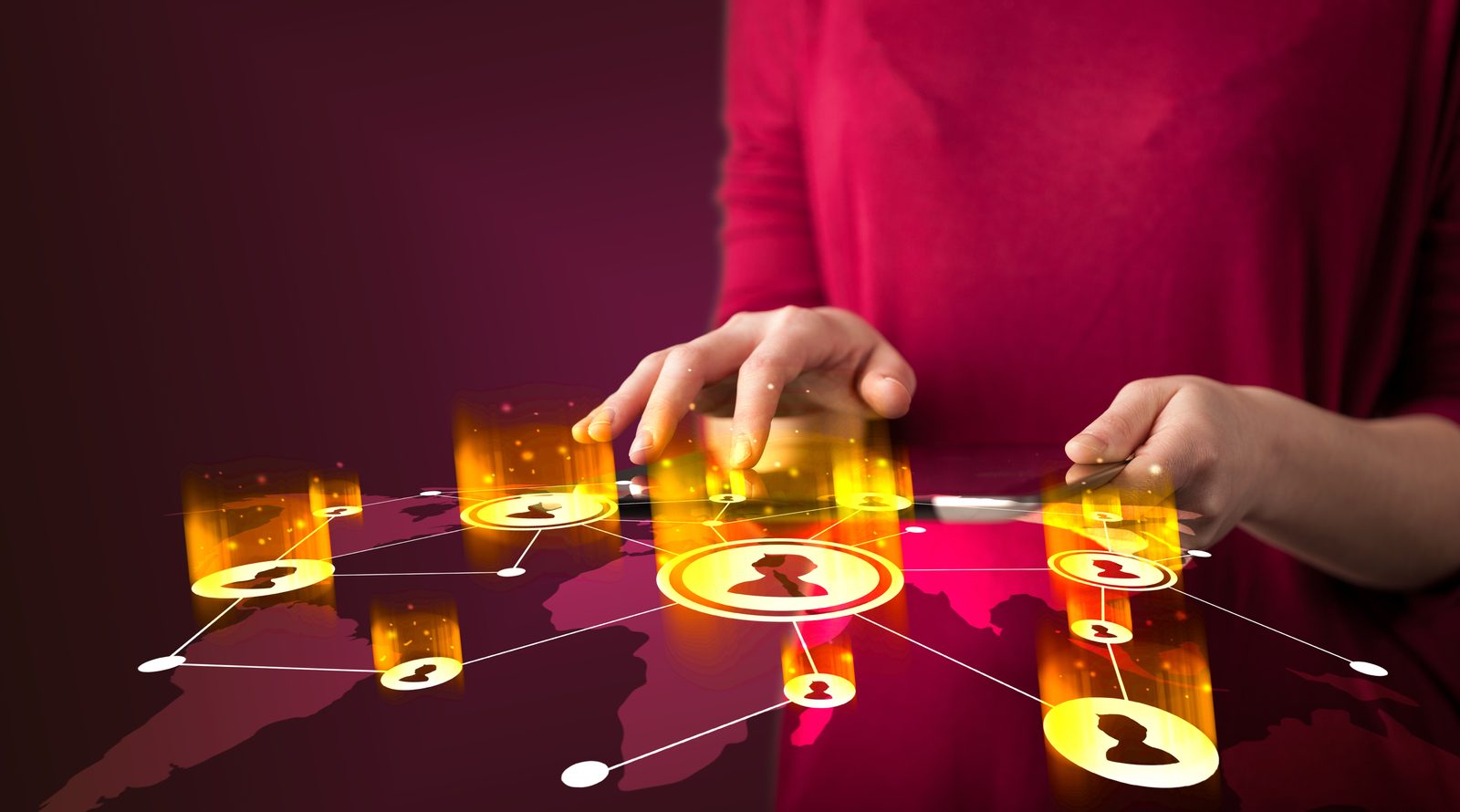 Connecting people with technology in a global netw